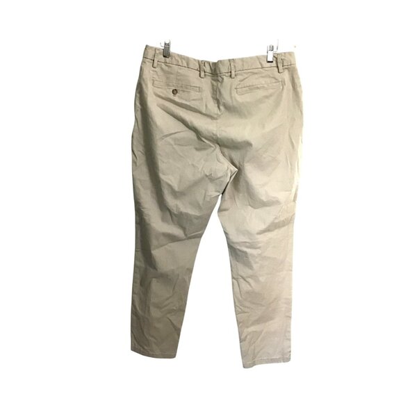 OLD NAVY MENS KHAKI CHINO ATHLETIC BUILT-IN- FLEX STRAIGHT LEG PANTS SIZE 38X32 - Picture 2 of 6